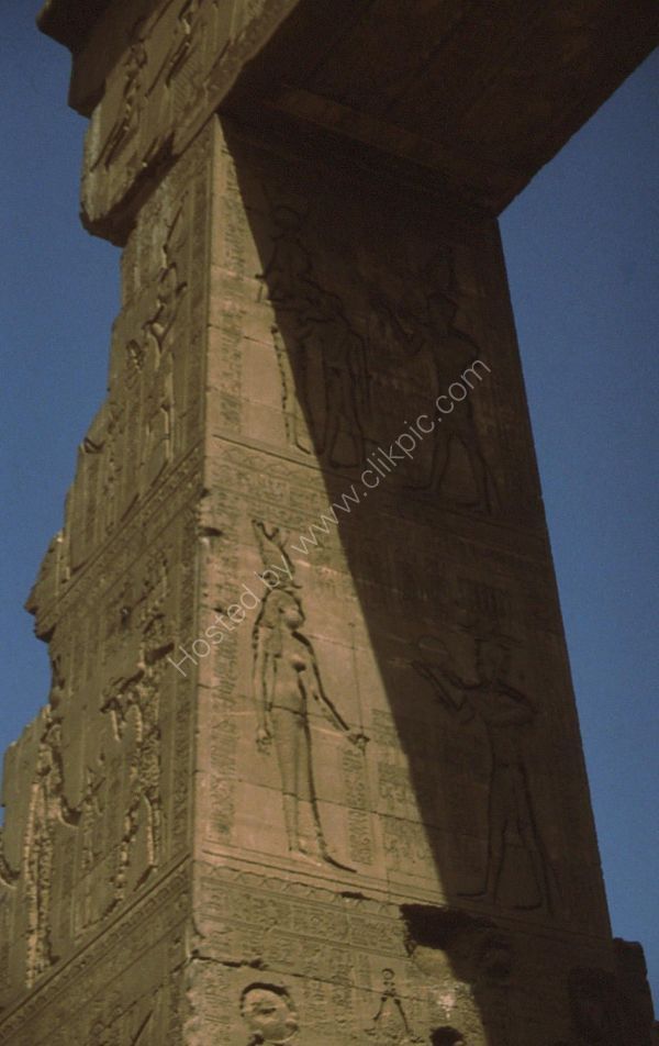 Detail of Entrance, Temple of Esna, Esna